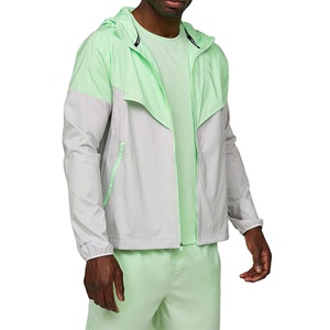 2026 Logo personnalisé fermeture éclair Polyester coupe-vent court ensemble survêtement survêtement tissé tissu décontracté à manches longues pour hommes - Product Image 2