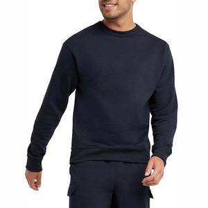 Sweat-shirt en coton à col rond, streetwear uni, sweat à capuche personnalisé brodé, sweat-shirt oversize pour homme, sweat-shirts d'automne - Product Image 1