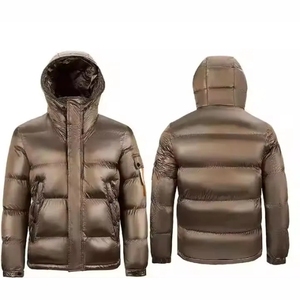 Chaquetas para hombre Chaqueta acolchada para hombre Abrigo acolchado Logotipo OEM Gran tamaño para hombre Burbuja Invierno Negro Personalizado Precio bajo - Product Image 1