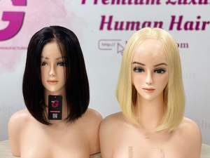 Bob peluca recta 100% cabello virgen de alta calidad cabello vietnamita crudo de alta calidad - Product Image 3