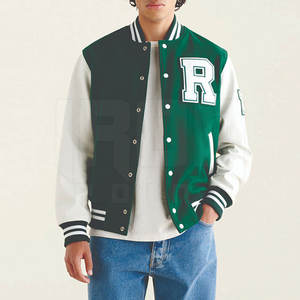 แจ็กเก็ตเลตเตอร์แมนสำหรับผู้ชายเสื้อแจ็กเก็ตฤดูหนาวสีแบบกำหนดเอง2025 - Product Image 1