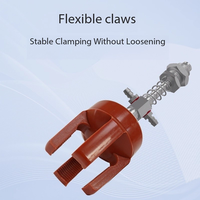 Penjepit Robot Silikon Lunak Fleksibel, Gripper Pneumatik Jari Lunak Dua-jaw, Tiga-jaw, Empat-jaw, Penghisap Vakum, Penjepit Mini