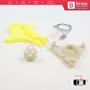 Kit de réparation de lève-vitre électrique arrière droit BWR5521 pour Passat B6 3C2 3C5 B7 362 365 2010-2015 4/5 portes 3C4839756 - Product Image 5
