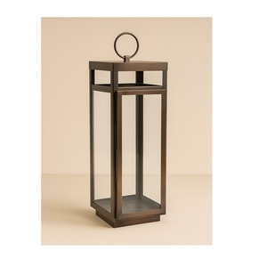 Elegant Iron Lantern Table Top Decorative <b>Lighting</b> Fixture Handmade Eco-Friendly Christmas Easter Home Decor - Product Image 1