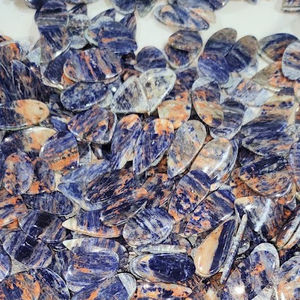 Piedra preciosa de sodalita para pares de pendientes a precio mayorista - Product Image 5