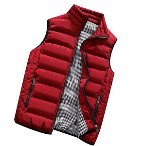 Chaleco Acolchado con Cremallera para Hombre, de Alta Calidad, Transpirable, de Poliéster Suave, Impermeable, con Estampado Invernal, Colores Personalizados, Tallas Grandes - Product Image 5