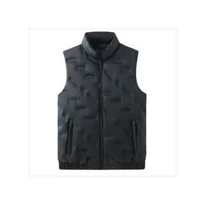 Hot Selling Custom men's vests Bubble Puffer Jacket Sleeveless Warm Winter Vest in Stock