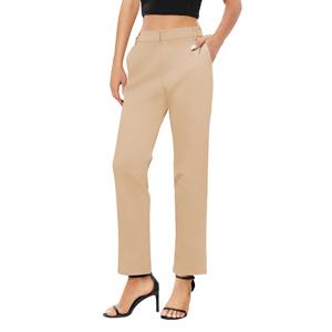 กางเกงชิโนผ้าแคนวาสทรงปกติสำหรับผู้หญิง สไตล์เรียบหรู เหมาะสำหรับฤดูหนาว |   เทรนด์แฟชั่นปี 2025 ของต้องมี ชุดกันน้ำ 2 ชิ้น - Product Image 5