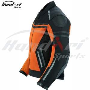 Chaqueta impermeable de motocicleta transpirable negra para hombre, colección para todo tipo de clima con logotipo personalizado - Product Image 5