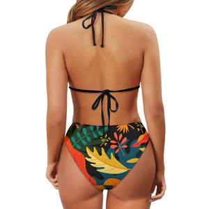 ชุดว่ายน้ำบิกินี่ชุดว่ายน้ำ2ชิ้นแบบแห้งเร็วระบายอากาศได้ดีสำหรับผู้หญิง - Product Image 2