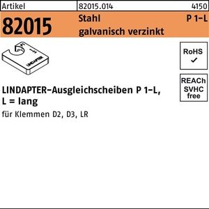 Abrazadera Shim R 82015 GTW 40 P1 M16/8.0 Acero 1 Unidad LINDAPTER - Product Image 1