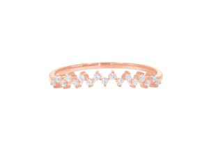 Bague empilable en diamant de 0.50 ct en or massif/argent sterling 925 OEM vente en gros de bagues en diamant bague de fiançailles - Product Image 3