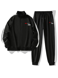 Survêtement Automne Hiver Hommes Nouveau Design Motif Solide Tendance Grande Taille Prix de Gros - Product Image 6