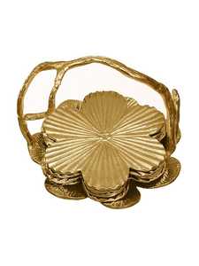 ที่รองแก้วทองเหลืองวินเทจคุณภาพสูง ปรับแต่งได้ ที่รองแก้วขัดเงาอย่างดีสำหรับตกแต่งบ้าน สไตล์คลาสสิก มีหลายขนาด - Product Image 2