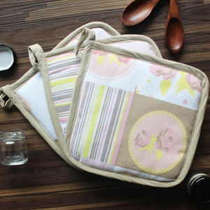 Exporter Quality Sustainable 100% Pure Cotton <b>Pot</b> <b>Holders</b>, Heat Resistant Cooking & Baking Pads - Product Image 5