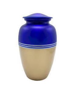 Urne de crémation pour adultes de conception moderne faite à la main belle fournitures funéraires en laiton commémoratives pour les cendres - Product Image 1