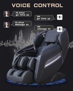 Sillón de Masaje con Rodillos de Extensión Larga, Masaje de Pies y Pantorrillas, Gravedad Cero, Masaje de Estiramiento de Cuerpo Completo, Masaje de Cuerpo Completo - Product Image 2