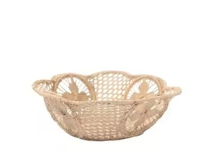 Panier de rangement en rotin de grande taille Design merveilleux panier tissé en rotin de forme ronde panier de rangement des aliments pour la maison avec poignées - Product Image 4