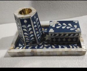 Quemador de incienso Bakhoor con incrustaciones de nácar, fregona especial Ramadán, quemador Bakhoor de Tayyab Handicraft - Product Image 6