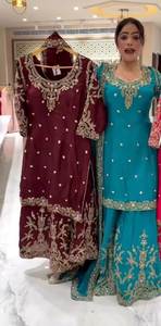 Ofrece novia de inspiración occidental El más adecuado para colecciones de fusión, este traje se convierte en el centro de atención donde sea que se exhiba. - Product Image 3