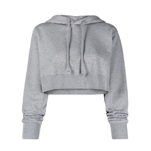 Sudadera corta con capucha transpirable de color personalizado para mujer Sudadera con capucha corta de fabricante de Pakistán a la venta logotipo personalizado con diseño - Product Image 1