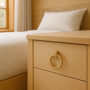 Luxury Zinc Alloy Ring <strong>Pull</strong> <strong>Handle</strong> for Bedroom Furniture-Cabinet <strong>Drawer</strong> Wardrobe Dresser <strong>Knob</strong> for Kitchen Bathroom Living Room - Product Image 5