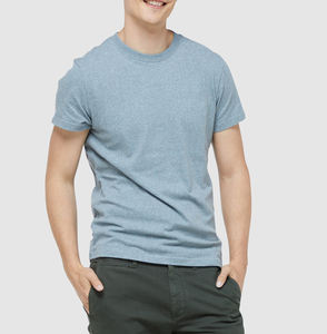 Dernier modèle de t-shirt d'été de qualité supérieure à épaules tombantes uni Hip Hop blanc uni T-shirt en stock surdimensionné pour hommes - Product Image 5