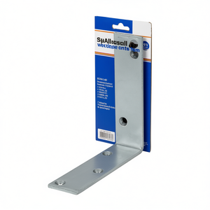 VORMANN Pack Size 10 Blue Zinc Plated 5mm Thickness 40mm Width Steel Wall <b>Shelves</b> with L200x200 Beam Angle Vormann - Product Image 3