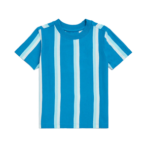 เสื้อยืดคอกลมผ้าเนื้อนุ่มเป็นมิตรต่อผิวสำหรับเด็กเสื้อยืดแฟชั่นแบบสวมหัวสำหรับทำงานคอกลม - Product Image 1