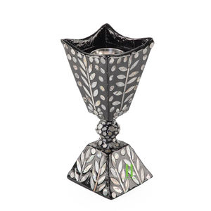 Brûleur d'encens arabe en bois vert à la mode Bakhoor incrusté de nacre brûleur d'encens de luxe arabe fait à la main du Vietnam - Product Image 2