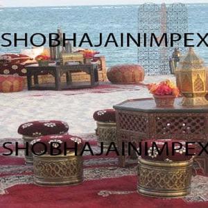 Banc de nuit en bois Shobha Jain Impex pour décorations de mariage, disposition élégante en provenance de Delhi, Inde - Product Image 3