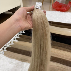 Prix de gros d'usine couleur noire naturelle 100% cheveux humains vietnamiens vierges en vrac Extensions de cheveux vierges trame de génie - Product Image 2