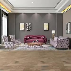 Sofá cama reclinable Moderno y Contemporáneo de lujo, muebles de tela para el hogar, apartamento, Hotel, Villa, uso, juego de sala de estar contemporáneo - Product Image 1