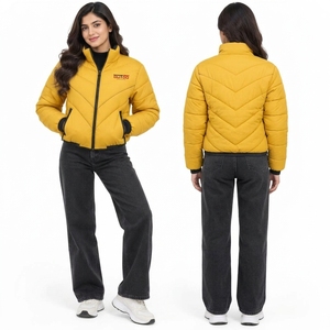 Custom Winter Clothing <b>Women</b> <b>Puffer</b> <b>Jacket</b> Featuring <b>Lightweight</b> Padding Breathable Construction <b>Women</b> <b>Puffer</b> <b>Jacket</b> - Product Image 6