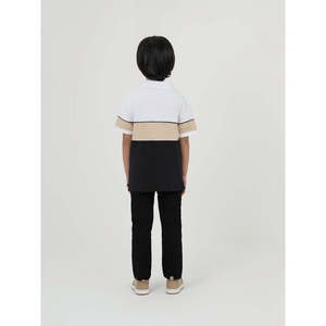 Pantalon chino classique Unze London BOTAN coupe slim 100% coton motif uni décorations à fermeture éclair lavage coloré taille XL léger - Product Image 4