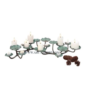 Bougeoir de table en laiton antique pour événements à domicile Décoration de table Bougeoir et support avec bougeoir de haute qualité - Product Image 6