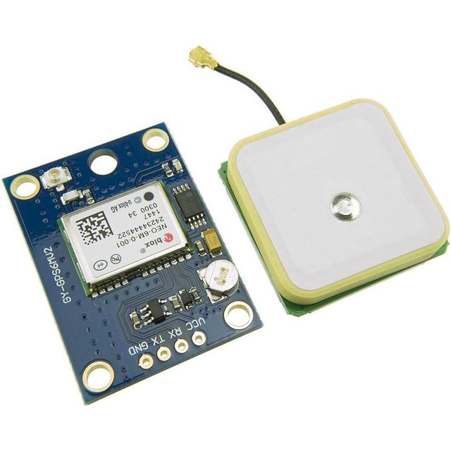 HiLetgo GY-NEO6MV2 NEO-6M GPS Flight Controller Module 3V-5V Super Strong Ceramic Antenna for Arduino EEPROM APM 2.5 for GPS