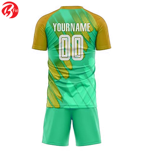 Uniforme de fútbol de verano de tela cómoda para hombres y mujeres, camisetas de fútbol de corte automatizado para adultos - Product Image 2