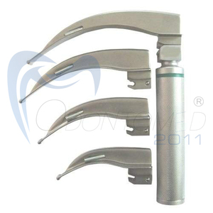 Conjunto de laringoscopio Macintosh de fibra óptica, instrumento dental, instrumento quirúrgico básico - Product Image 3