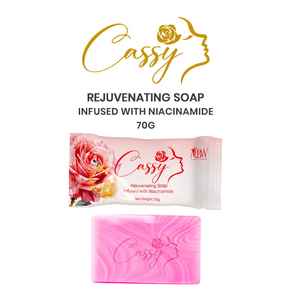 Cassy Rejuvenating <b>Soap</b> with Niacinamide Gentle Skin Renewing Beauty Bar 70g - Product Image 1