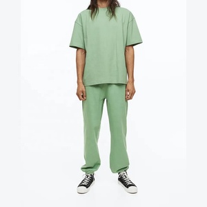 T-Shirt à col rond en coton pour homme, haut à Logo personnalisé, uni, de qualité supérieure, vente en gros, été, 100% - Product Image 1