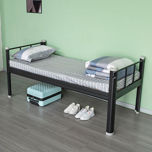 Meubles de maison dortoir lits doubles superposés <span class=keywords><strong>futon</strong></span> fer à repasser chambre acier <span class=keywords><strong>lit</strong></span> simple en métal pour l'école et l'hôpital lits de dortoir à vendre - Product Image 4