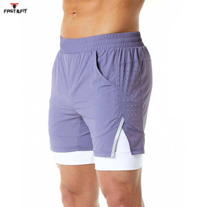 กางเกงขาสั้นออกกำลังกายตาข่ายดีไซน์ใหม่ - Product Image 3