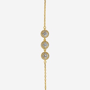 92.5 <b>Silver</b> Crystal <b>Bracelet</b> Elegant 191406 <b>Bangle</b> - Product Image 4