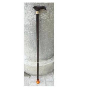 Bastón de Madera Rústico con Punta Decorativa de Latón, Elegante Bastón de Apoyo, Diseño Impermeable Hecho a Mano para Campamento y Senderismo al Aire Libre - Bajo - Product Image 4