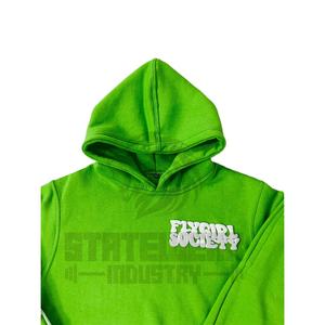 Nouveau survêtement élégant et lourd de 450 GSM, impression en relief, molleton 100% coton, logo personnalisé, pantalon de survêtement et ensemble 2 pièces - Product Image 2