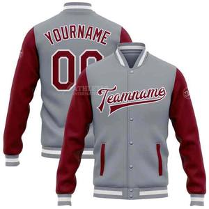 Veste OEM Varsity pour hommes, manches en laine de baseball surdimensionnées, patchs de baseball de haute qualité, vestes Letterman à vendre, respirante pour hommes - Product Image 1