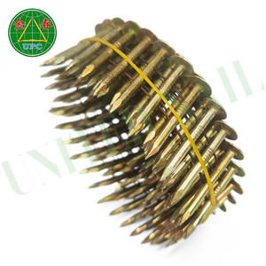 Durable a cuadros/bobina de cabeza plana Clavos para techos Proyecto de construcción de vástago liso Precios competitivos Hecho Material de acero de Vietnam - Product Image 6