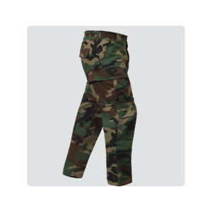 Ensemble d'uniformes BDU Camouflage de qualité supérieure Chemise et pantalon de combat à manches longues personnalisés en coton Services de sécurité professionnels - Product Image 5