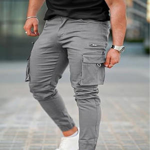 Pantalon cargo multi-poches en coton respirant pantalon pour homme téléchargé par Dress Sports Vente en gros de qualité supérieure - Product Image 2